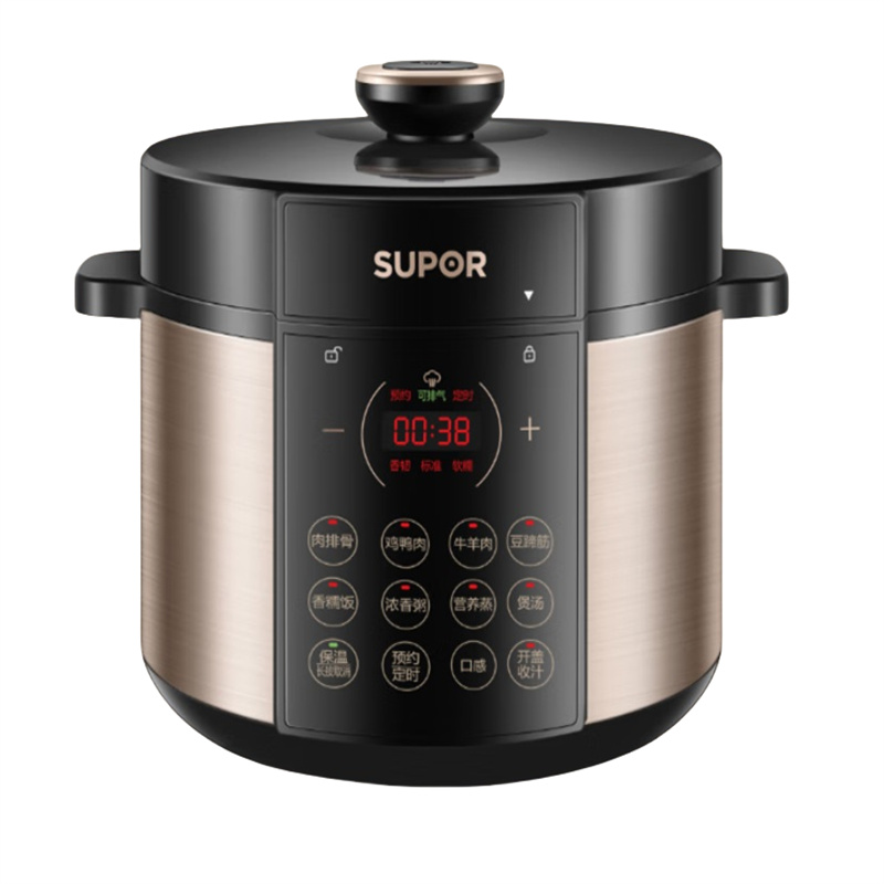 苏泊尔(SUPOR) 电压力锅 5L大容量家用全自动智能电饭锅 一锅双胆 开盖收汁 SY-50YC9086
