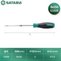 世达（SATA）工具T系列一字穿心螺丝批61608一字 (8x250mm)