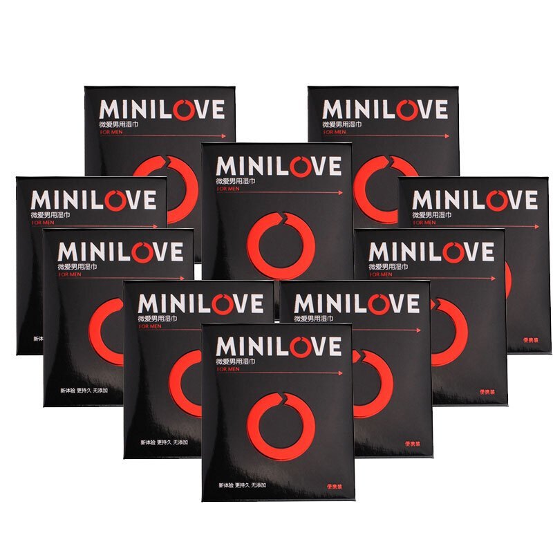 微爱minilove男用延时湿巾单片装男士外用不麻木可口