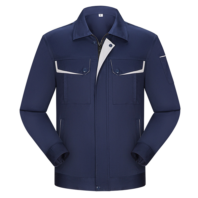 天鸣 夏季薄款长袖工作服881# 160-190 套高清大图