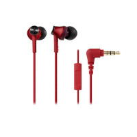 铁三角(audio-technica)ATH-CK350iS 立体声运动入耳式有线耳机 红色