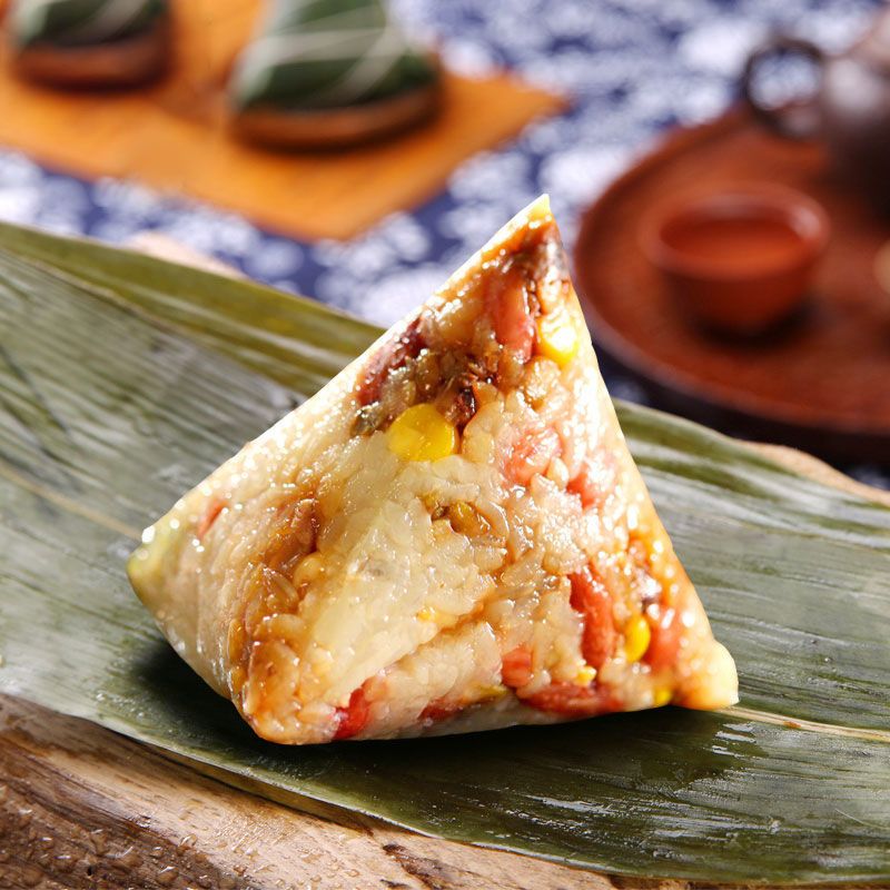 嘉兴粽子肉粽蛋黄肉粽蜜枣豆沙甜粽子6-12只多口味可选早餐批发