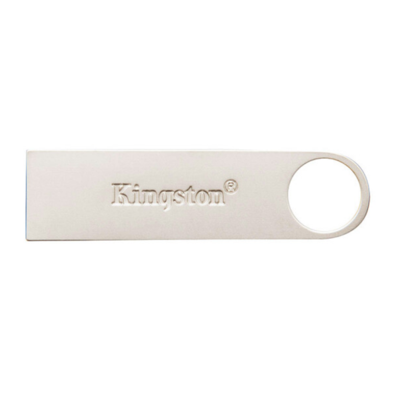 金士顿(Kingston)16GB U盘 USB3.0 DTSE9G2 金属U盘 银色亮薄 读速100MB/s