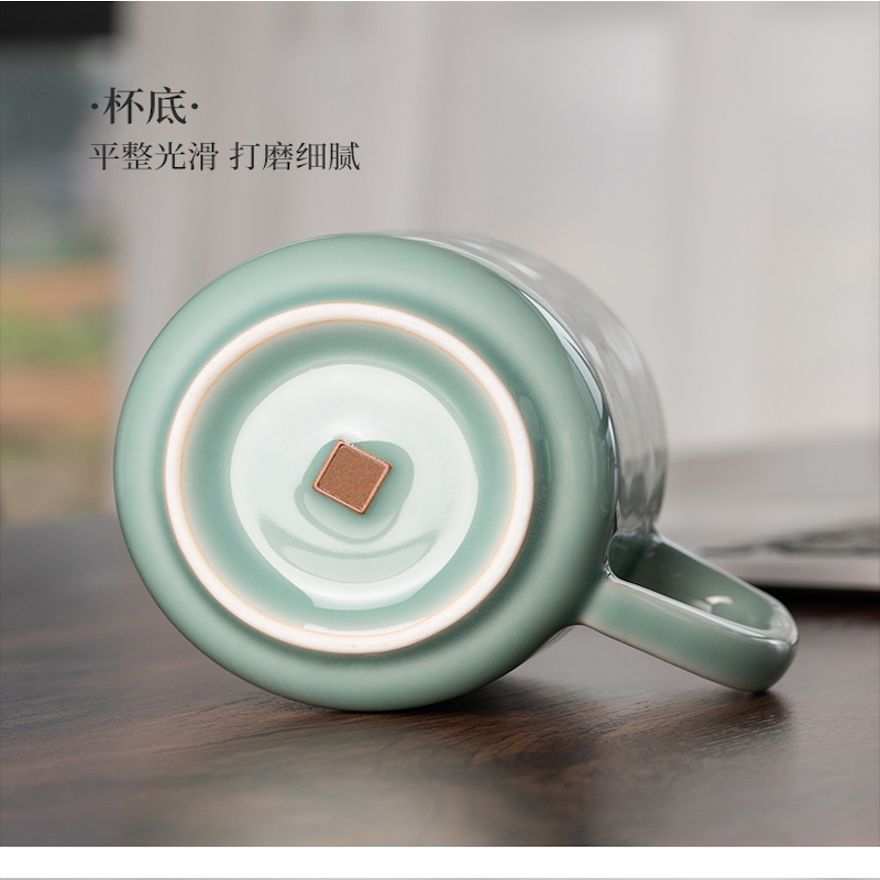 陇步昇LBS-QCB0805青瓷杯(计价单位:个)青色高清大图