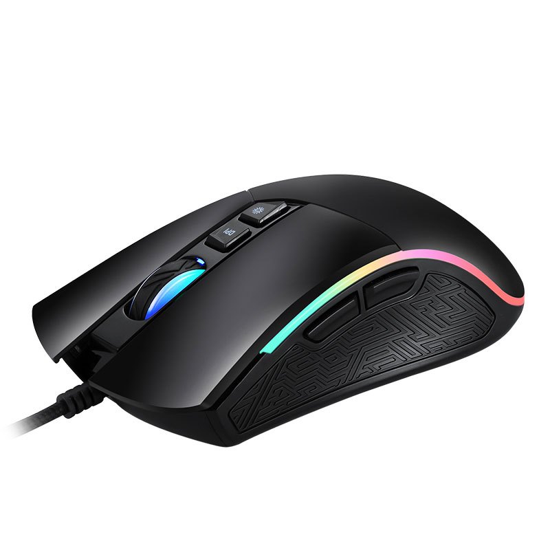 惠普/HP M220有线鼠标 游戏办公通用炫酷鼠标 赛博朋克 轻音鼠标