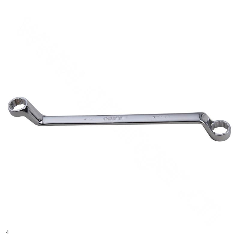 世达 SATA 42306 全抛光高颈双梅花扳手 16×17mm 1把