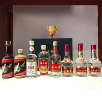 五粮液 八方来和1-8代复刻版小酒100ml*8瓶 文创52度浓香型礼盒装白酒