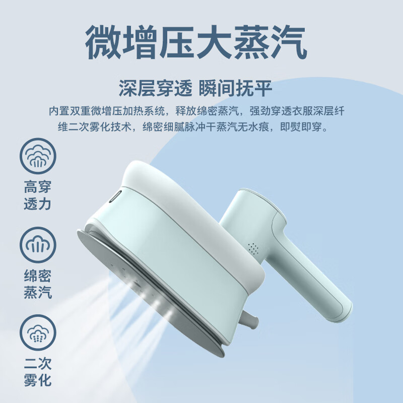飞利浦(PHILIPS) 挂烫机 多合一手持蒸汽挂烫机 多功能熨烫毛球一体机家用便携熨烫刷STH2050/20高清大图