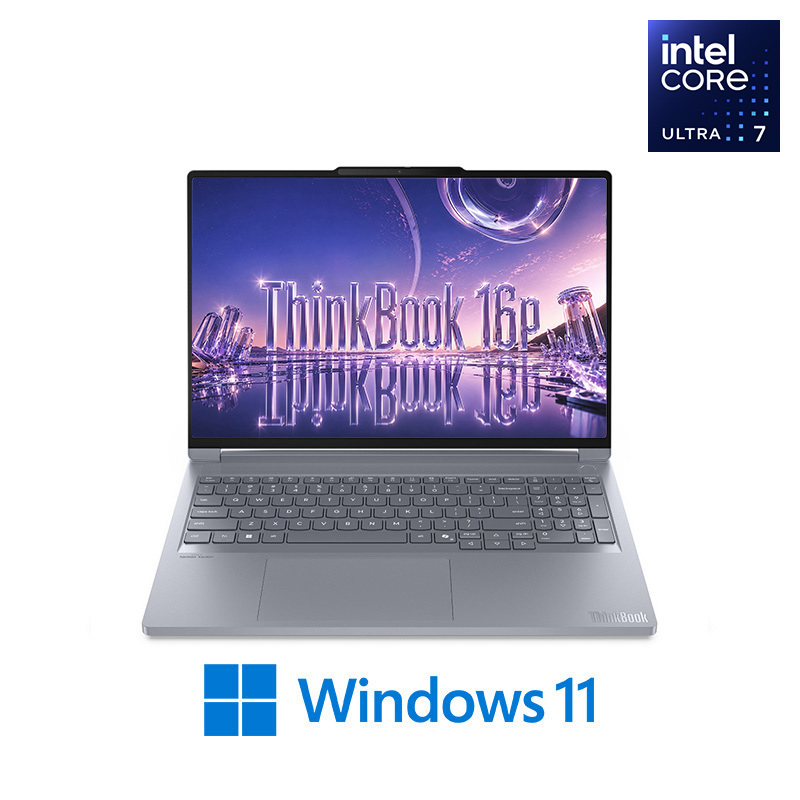 ThinkPad ThinkBook16P 2026 59CD 16英寸高性能笔记本电脑 全新酷睿标压Ultra7-251HX 32G 1T RTX5060 2.5K超清 灰高清大图