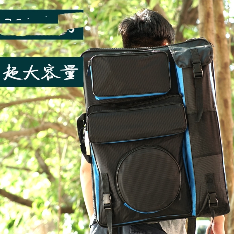 画包素描画板袋双肩背4k阿斯卡利功能美术画袋大拉链加厚帆布画板包