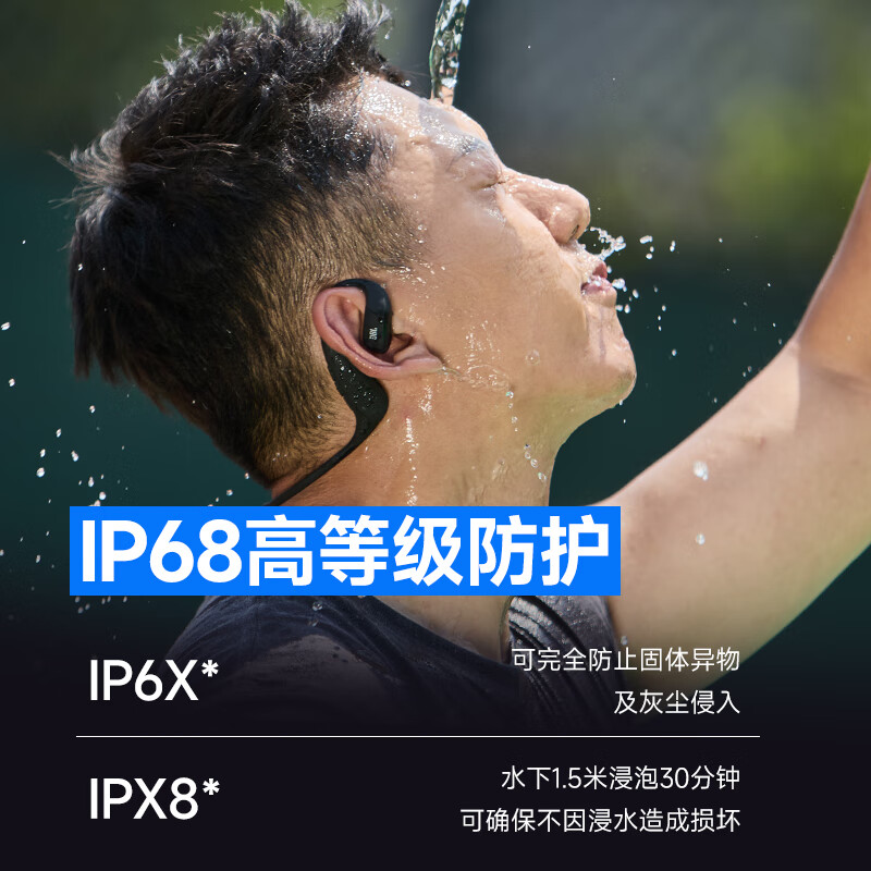 JBL ENDURANCE PACE 悦跑环无线开放式运动耳机,紫色高清大图