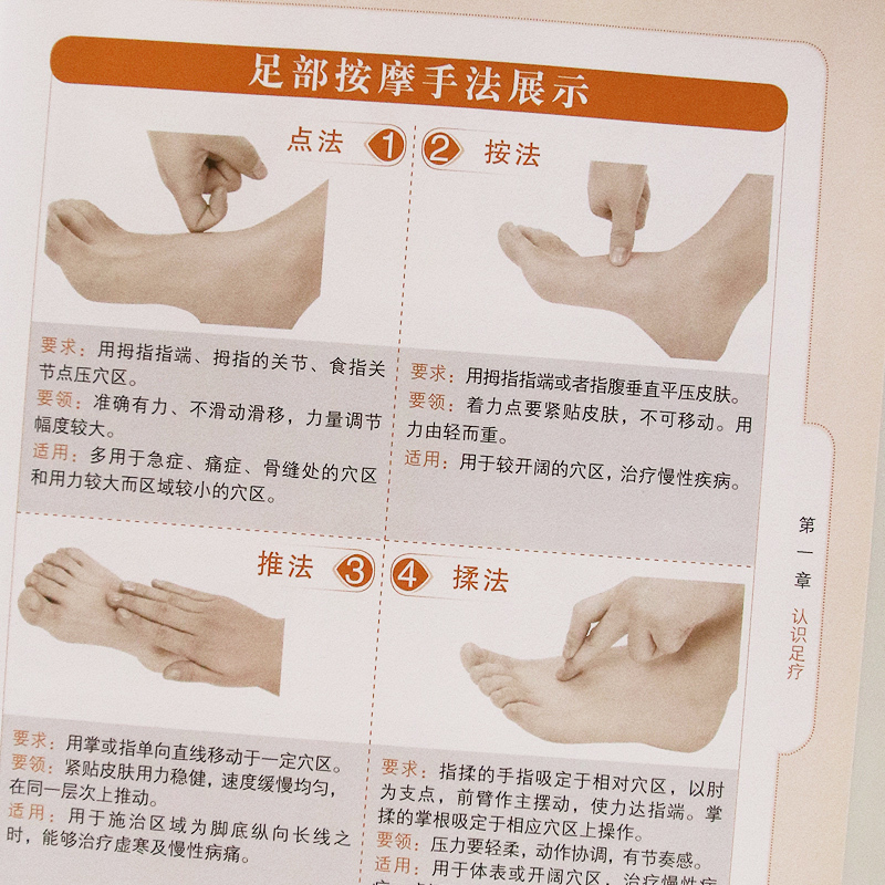 [正版]三分钟足疗速查手册 足部按摩理疗反射区脚部按摩穴位中医养生书