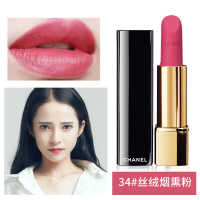 [赠送礼盒]香奈儿(CHANEL)香奈儿口红全新炫亮魅力丝绒系列唇膏 3.5g 34#烟熏粉