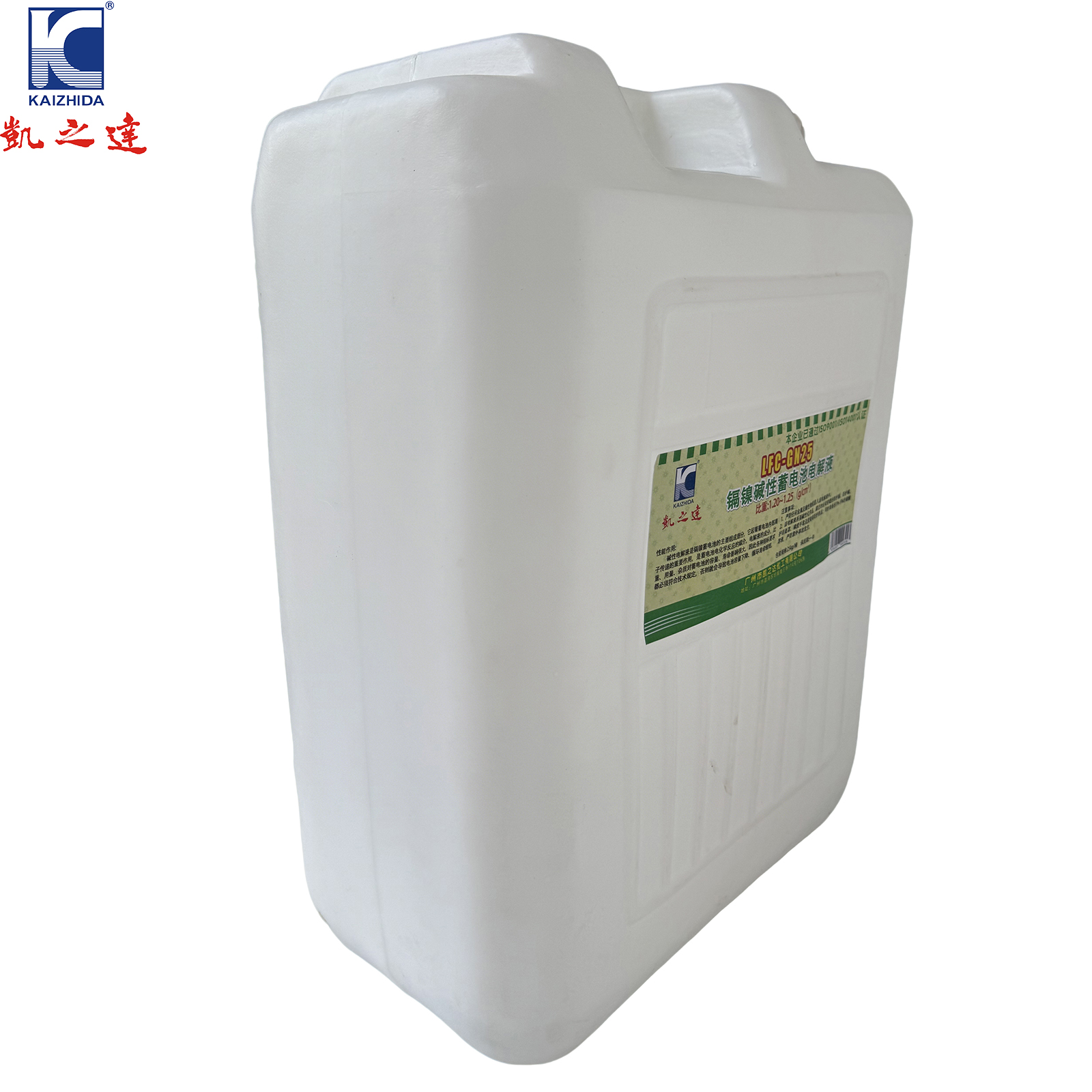 KAIZHIDA镉镍碱性蓄电池电解液25kg/桶 LFC-GN25(桶)高清大图