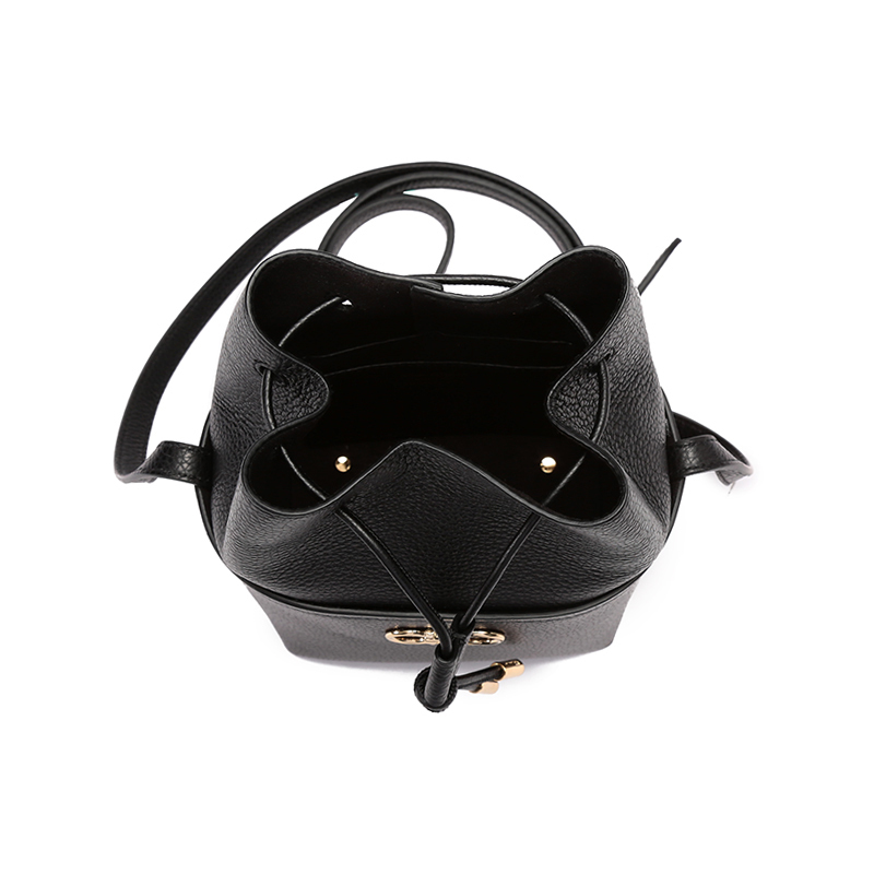 菲拉格慕salvatoreferragamo女士牛皮gancini单肩斜挎包抽绳包水桶包