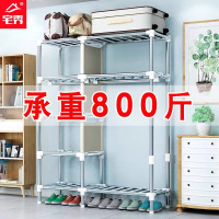 尋木匠简易衣柜钢管加粗加固现代简约出租房家用布衣柜加厚折叠挂衣柜