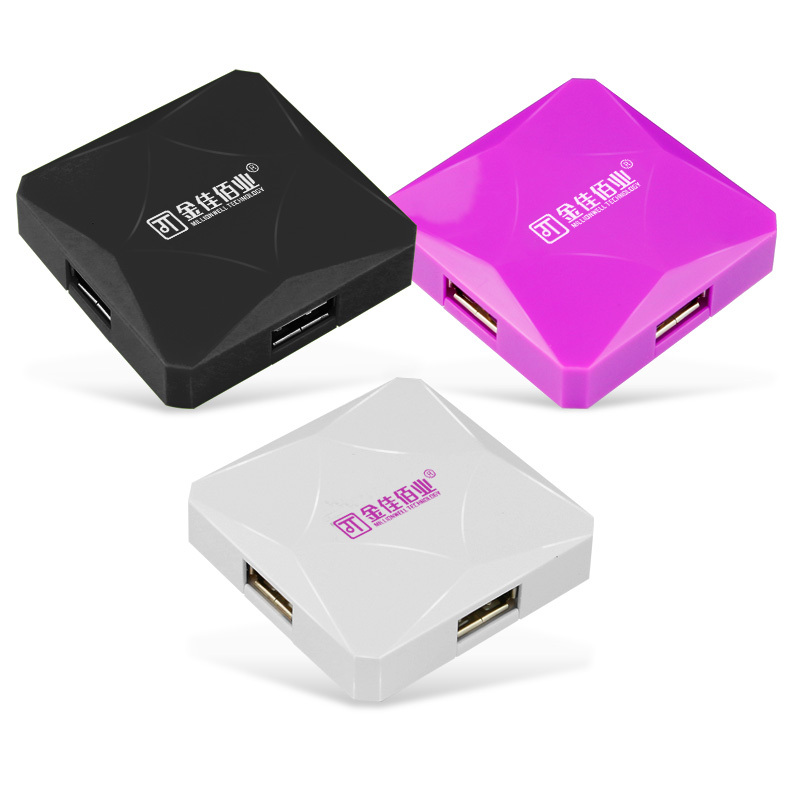 金佳佰业 水立方 USB-HUBUSB集线器 1.2M (单位:卡) 黑色