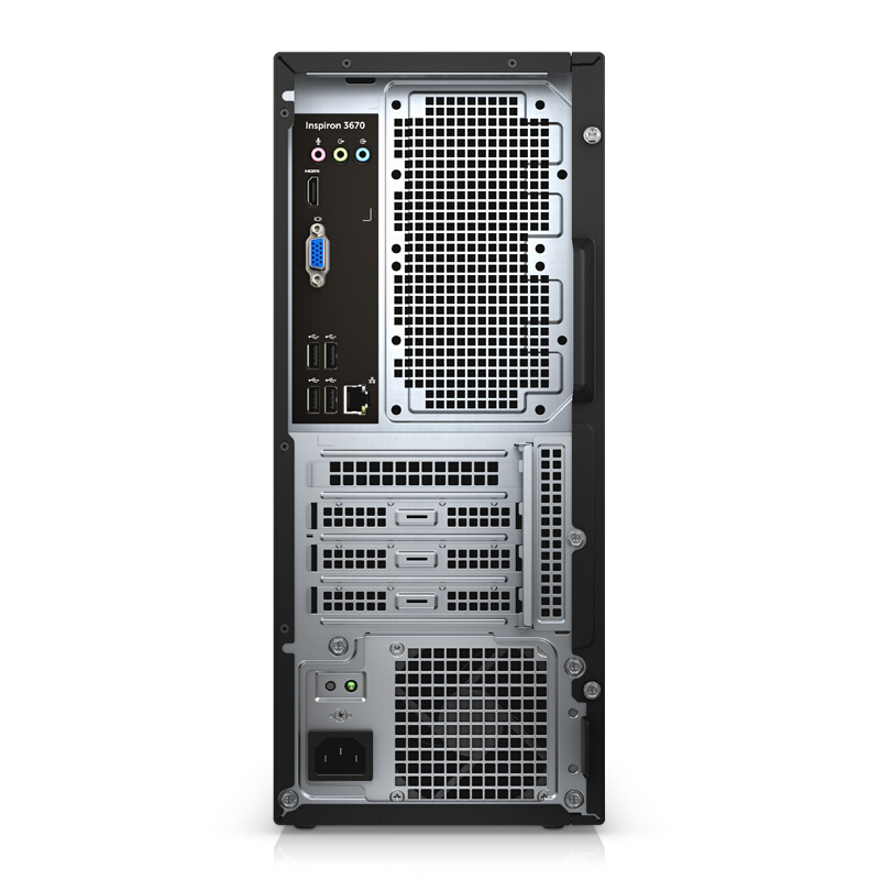 戴尔(DELL) 灵越 3670 台式电脑(i5-8400 8GB 1TB 21.5寸)