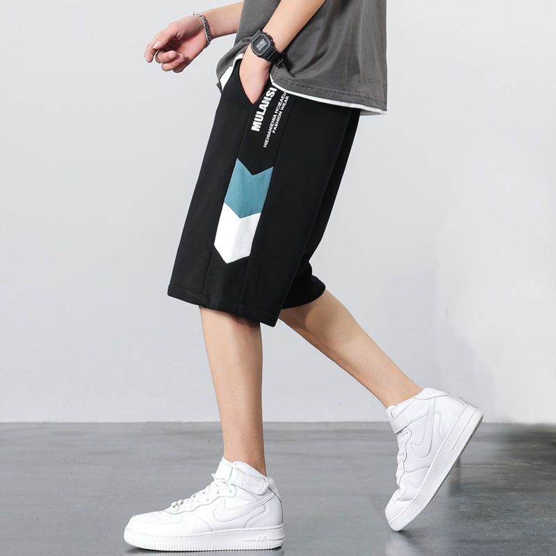 真维斯夏季新款盐系薄款休闲短裤男士潮流宽松透气沙滩裤五分中裤