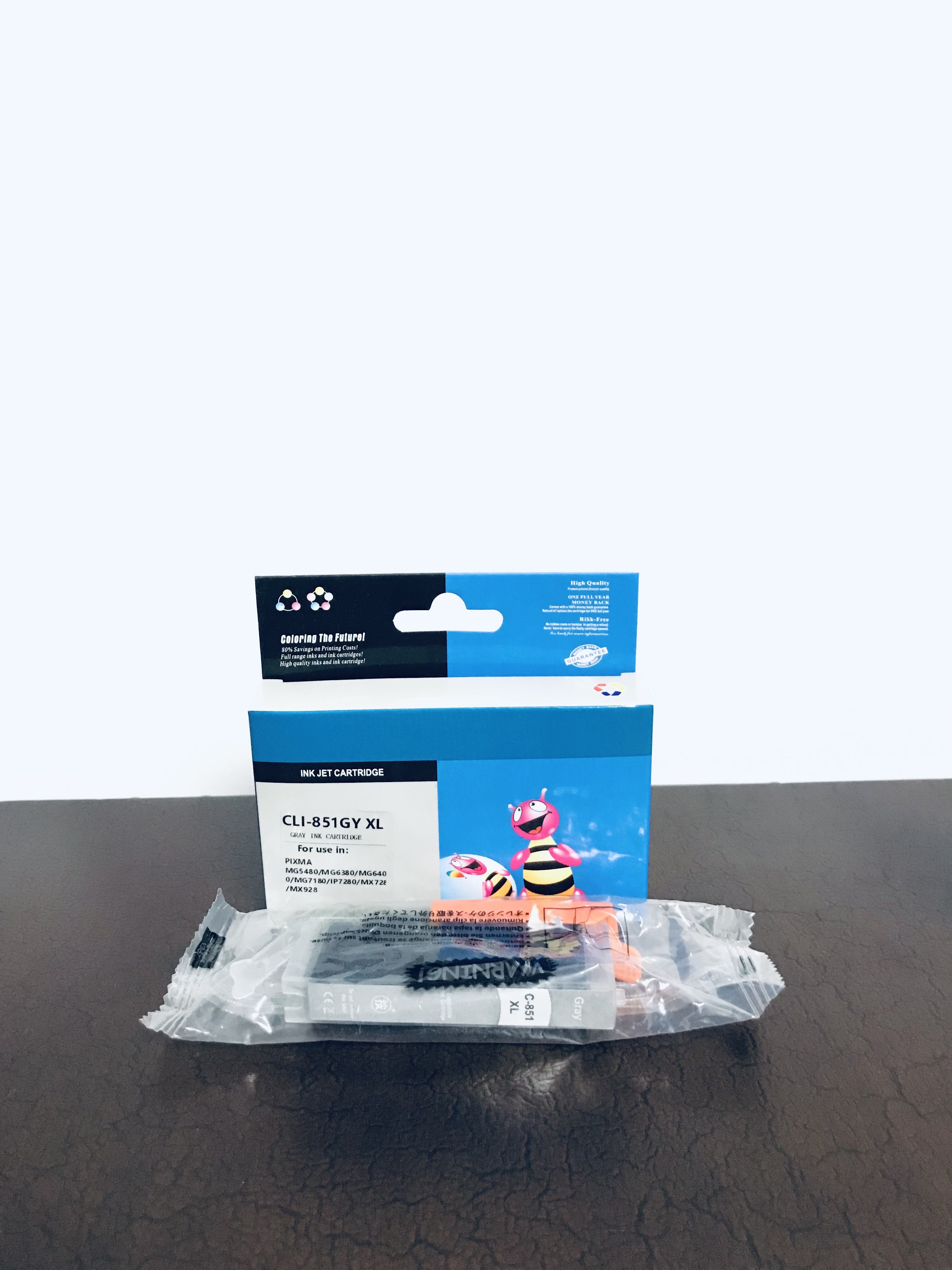 文印保CC-851XLGY墨盒 适用于佳能IP7280/IX6770/6780/MX928/MG7180高清大图