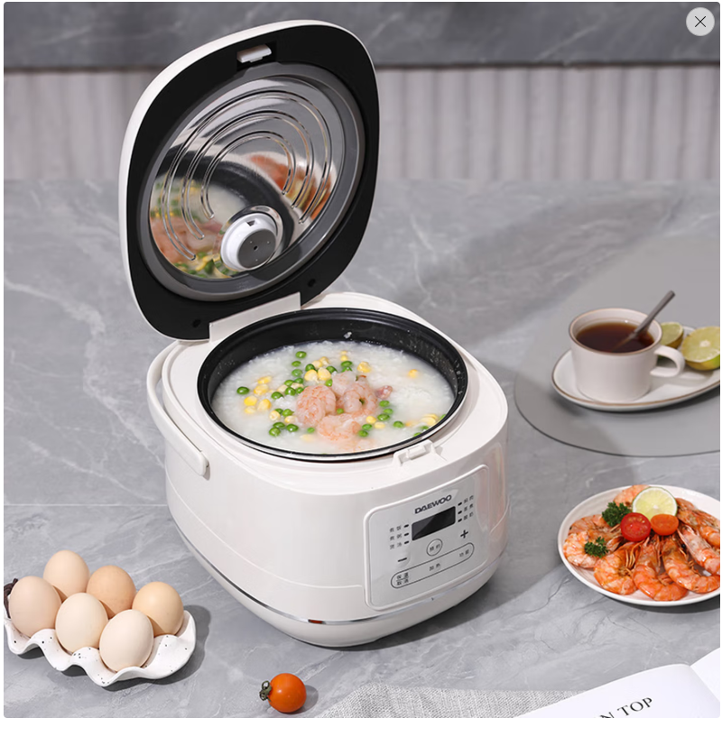 大宇(DAEWOO)电饭煲智能预约多功能上蒸下煮汤粥电饭锅 DYFB-40E29 电饭煲 4L高清大图