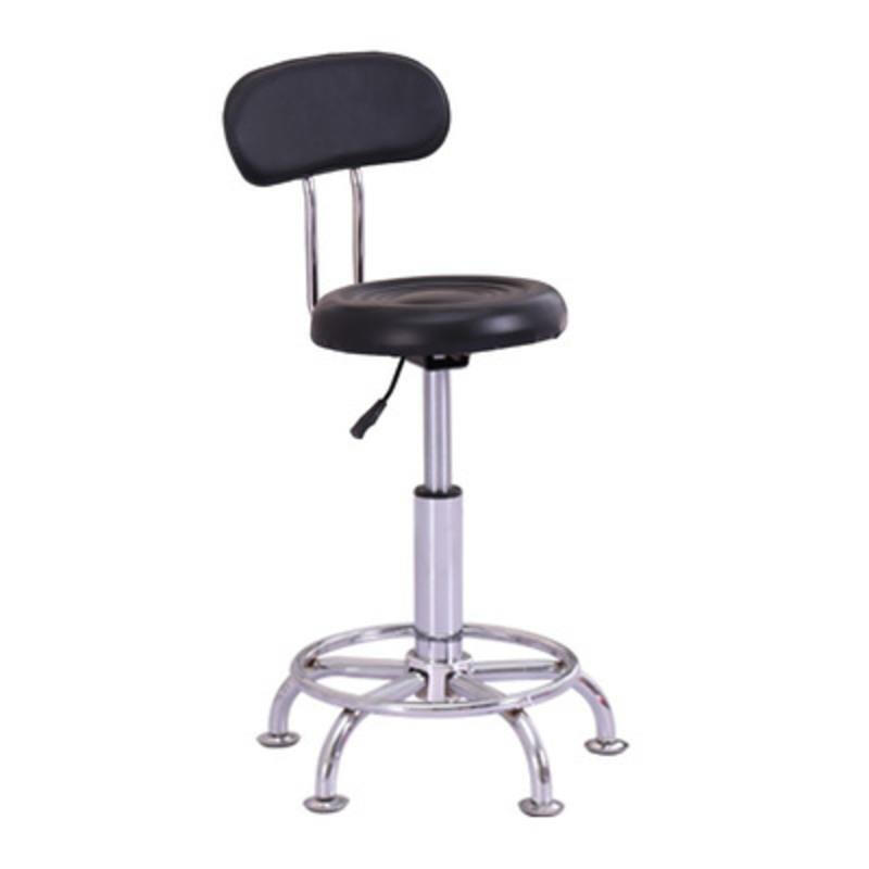 吧凳酒吧椅旋转升降椅凳理椅收银高脚前台椅大工椅 黑色靠背脚钉