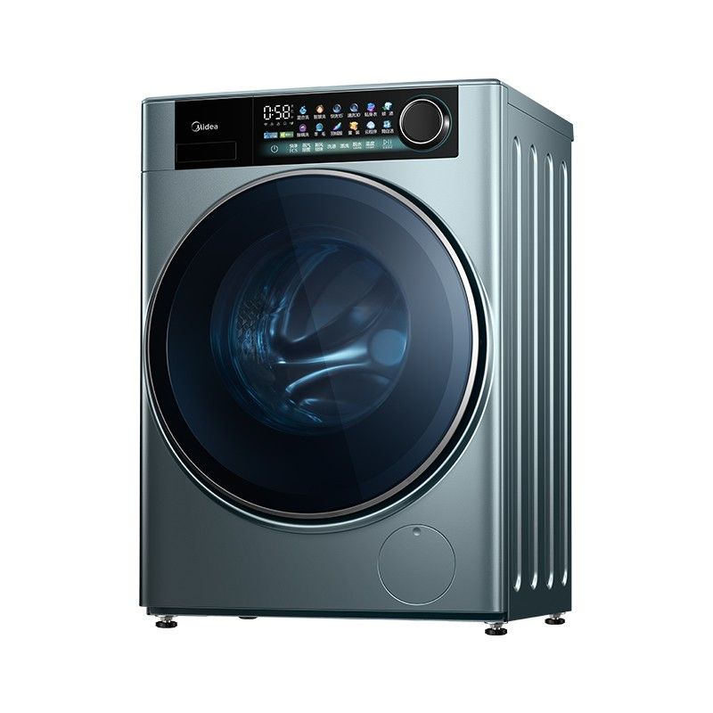 当天发货美的mideamg100s3洗衣机全自动滚筒10公斤变频家用fcs快净除