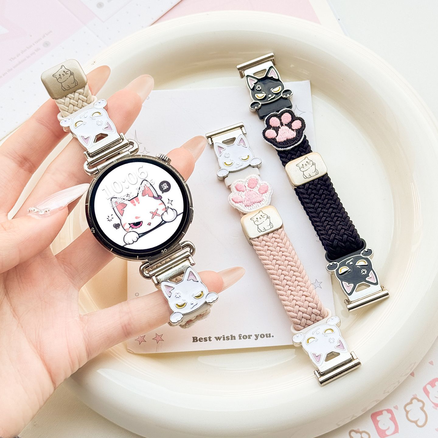 〔幸运招财猫〕适用华为gt6表带3139G高清大图