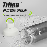 哈尔斯tritan材质运动水杯便携健身学生简约塑料户外水杯双层隔热590ml