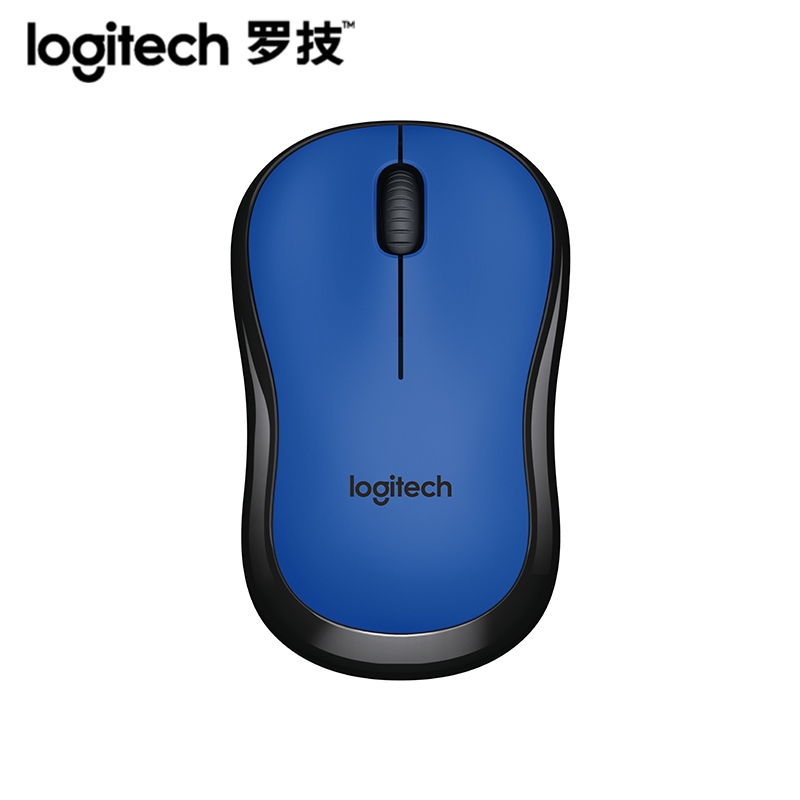 罗技(Logitech)M220 无线鼠标 蓝色