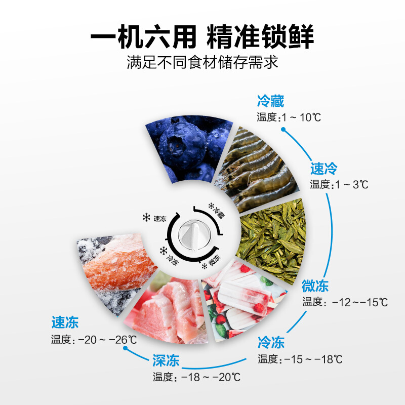 美的冰柜商用301升冷柜家用速冻冷冻柜BD/BC-301KM(E)
