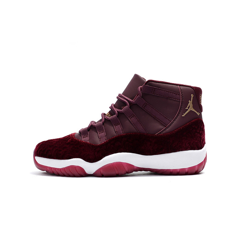 Air Jordan 11 乔11高帮篮球鞋 AJ11 丝绒印花运动鞋 852625-030
