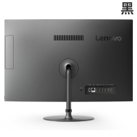 联想（Lenovo）AIO 520-22 家用办公游戏娱乐轻薄 21.5英寸致美一体机台式电脑（i3-8100T 4G 128GB 集显 WIFI 蓝牙 三年上门）银色/黑色