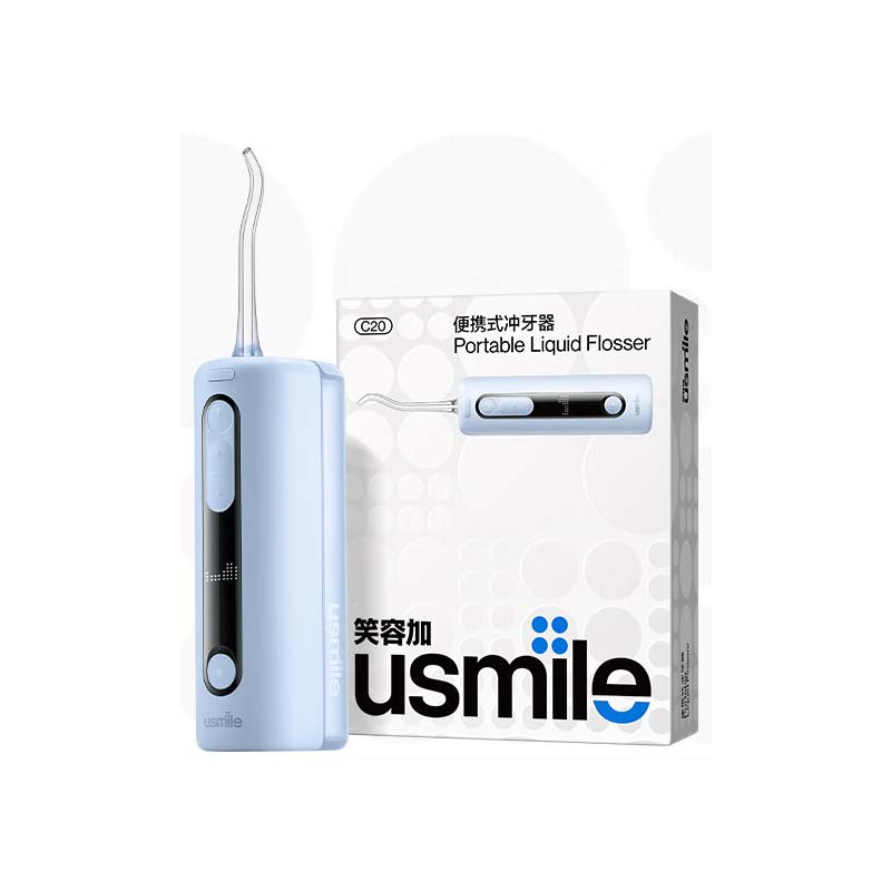 usmile 伸缩便携式冲牙器 C20 镜湖蓝