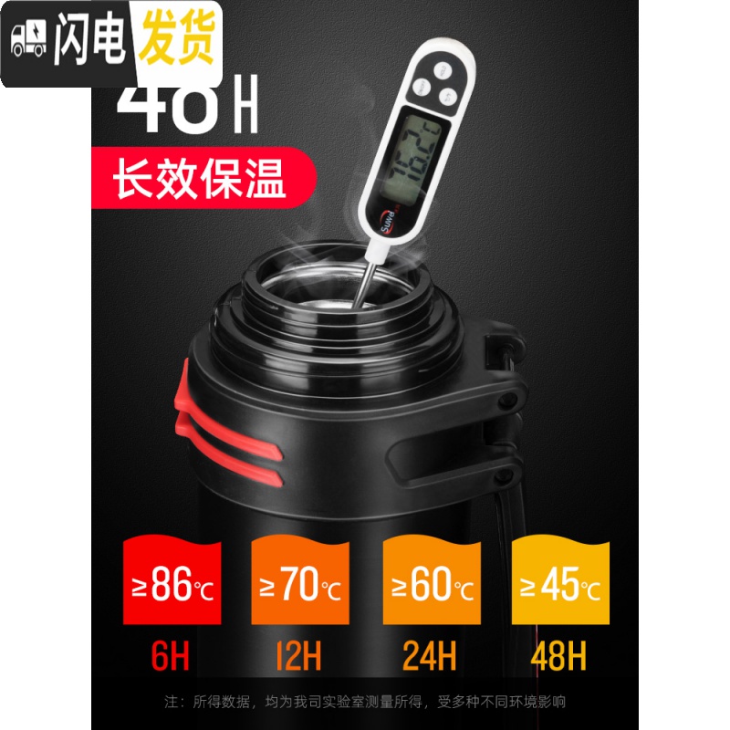 三维工匠保温水壶家用保温壶便携大容量保温杯不锈钢热水瓶户外旅行壶 [级款]钢本色1900高清大图