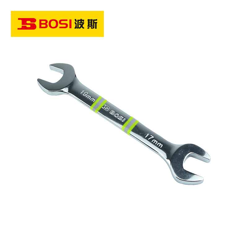 波斯（BOSI） 荧光系列精品开口扳手 17x19mm 把