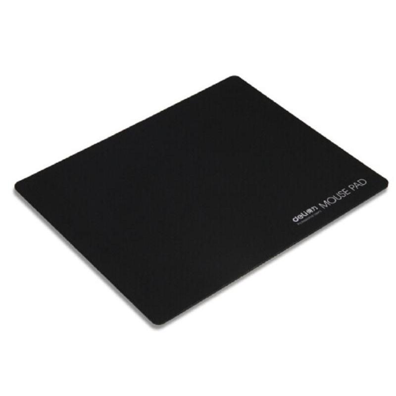 得力deli3691耐磨办公游戏鼠标垫黑色单个装