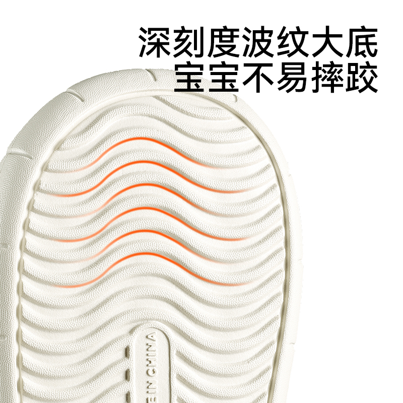 巴拉巴拉儿童棉拖鞋男童2025冬季新款宝宝室内加绒保暖女童家居鞋高清大图