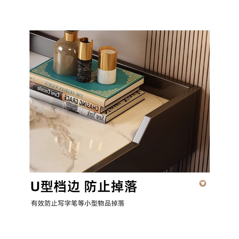 铭思达岩板书桌高清大图