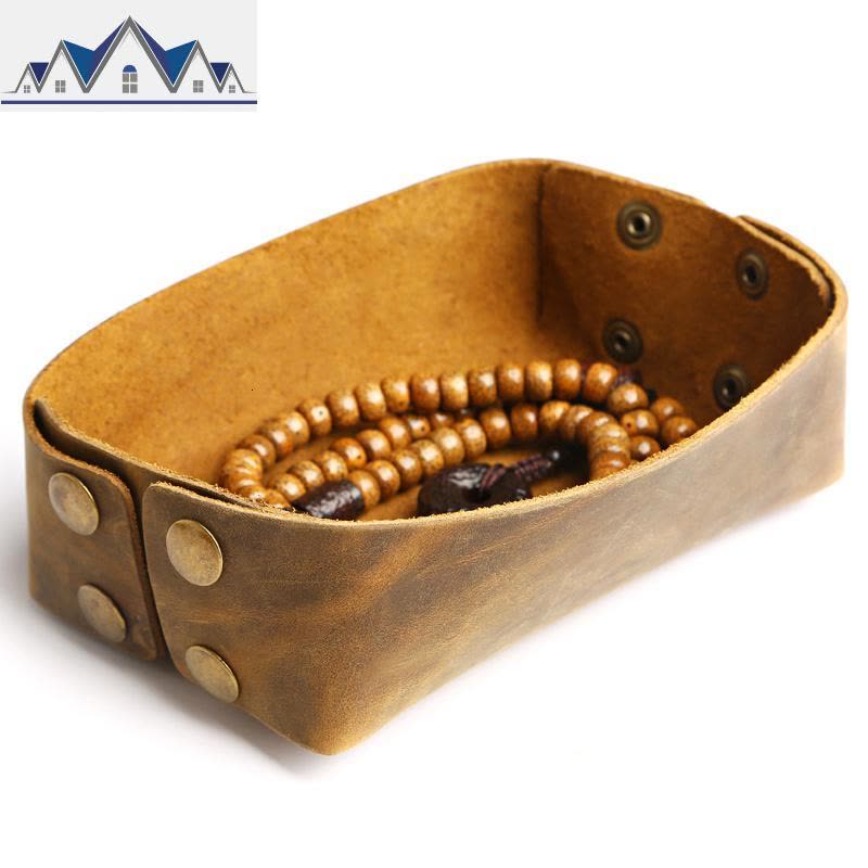 牛皮古玩核桃手串链文玩佛珠首饰盒归纳看货盘展示收纳盒子托盘袋 三维工匠图片