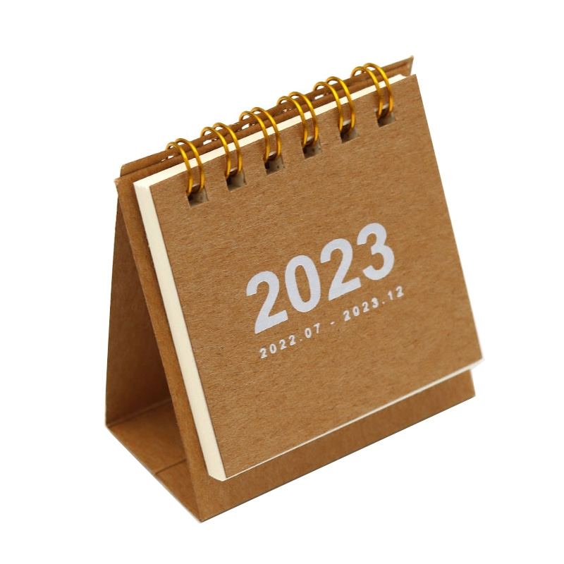 2024年台历简约无印风复古2023ins风小日历农历桌面装饰摆件