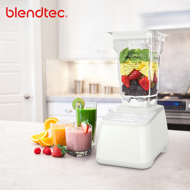 Blendtec 625 破壁机 美国家用搅拌机 加热破壁机料理机豆浆机榨汁机原汁研磨辅食机 白色