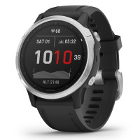 佳明（GARMIN）Fenix6S光学心率GPS手表登山跑步骑行游泳滑雪冲浪户外腕表（运动版银黑色中文版）