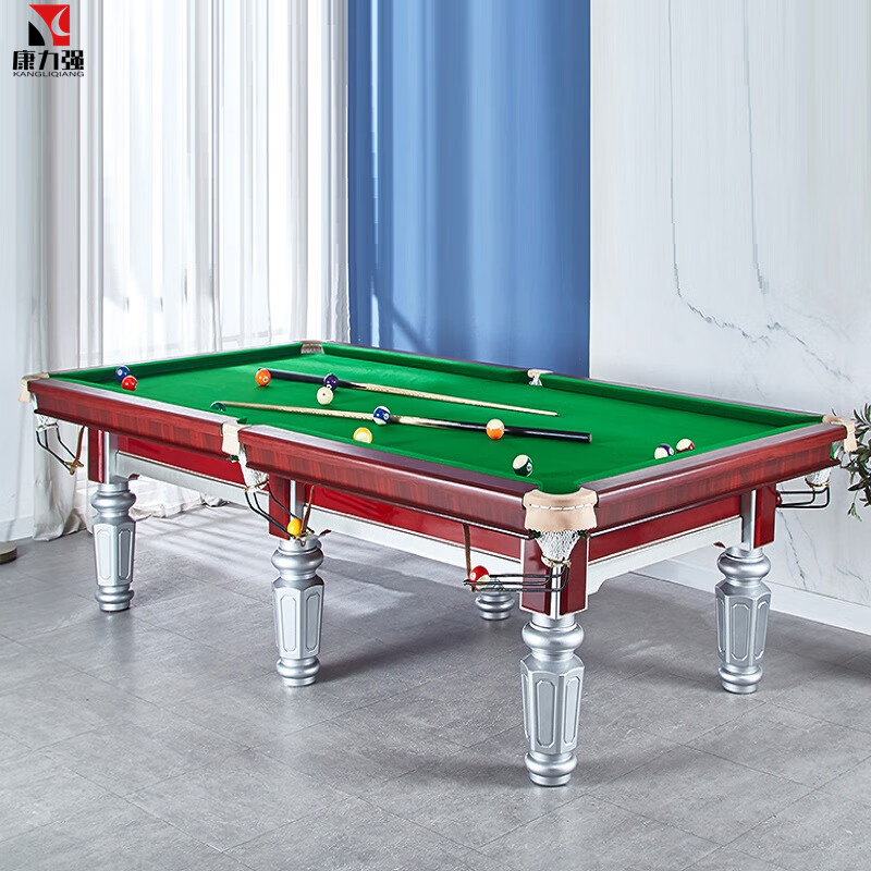 康力强S200台球桌室内成人用家用单位俱乐部大理石标准台球桌