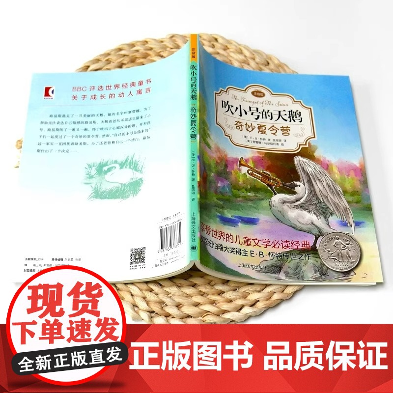正版吹小号的天鹅 奇妙夏令营 正版书 注音版 外国儿童文学 小学生一二三年级课外阅读书籍 上海译文出版社带拼音高清大图
