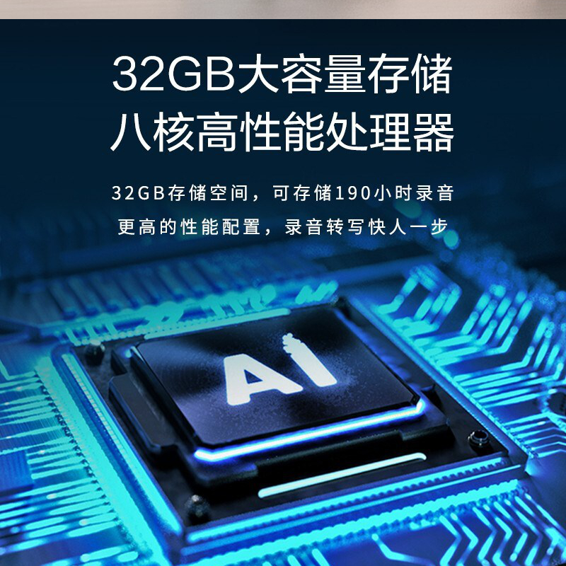 录音外围设备 科大讯飞/iFLYTEK SR302 pro 32GB 黑色高清大图
