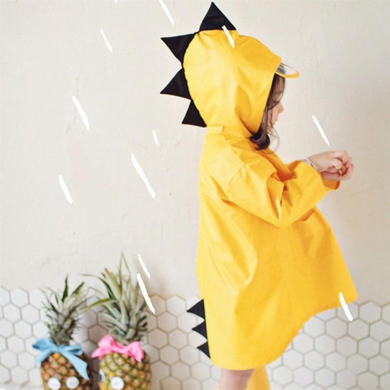 儿童雨衣男女童幼儿园连体加厚卡通可爱宝宝大帽檐雨披学生雨衣