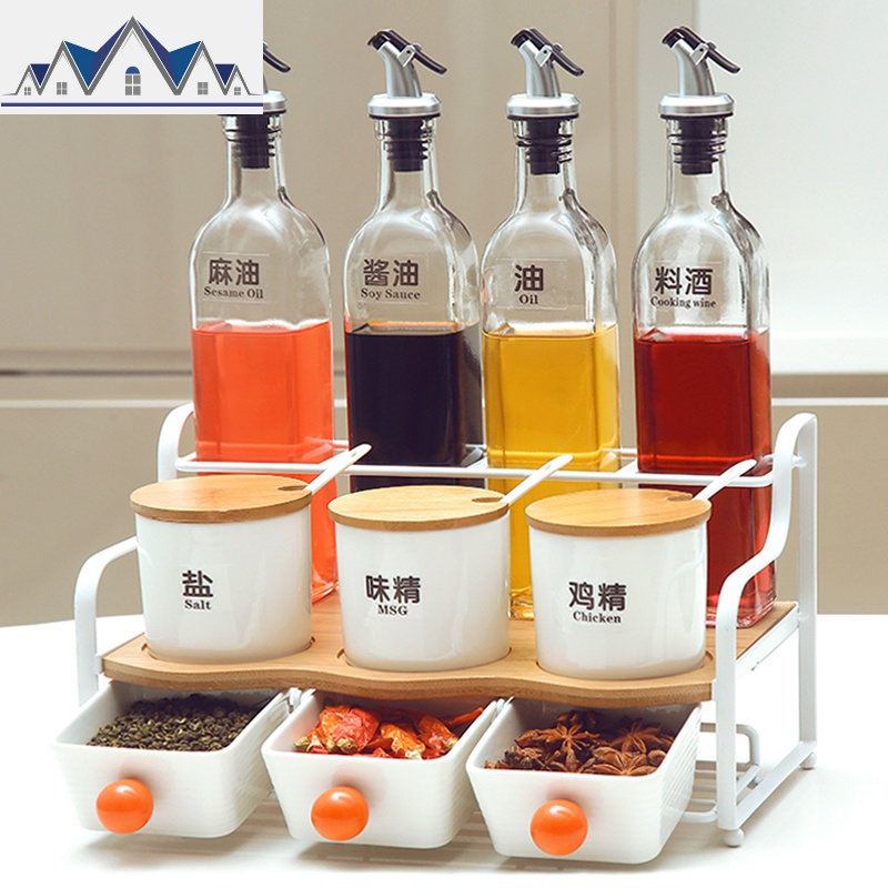 收纳调味品佐料盒创意酱油瓶调料架子 三维工匠收纳盒高清大图