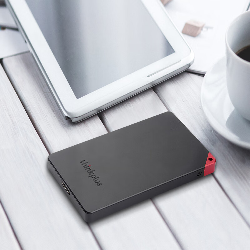 联想(Lenovo)US100 高速 PSSD 移动固态硬盘(USB3.1)2TB 黑色