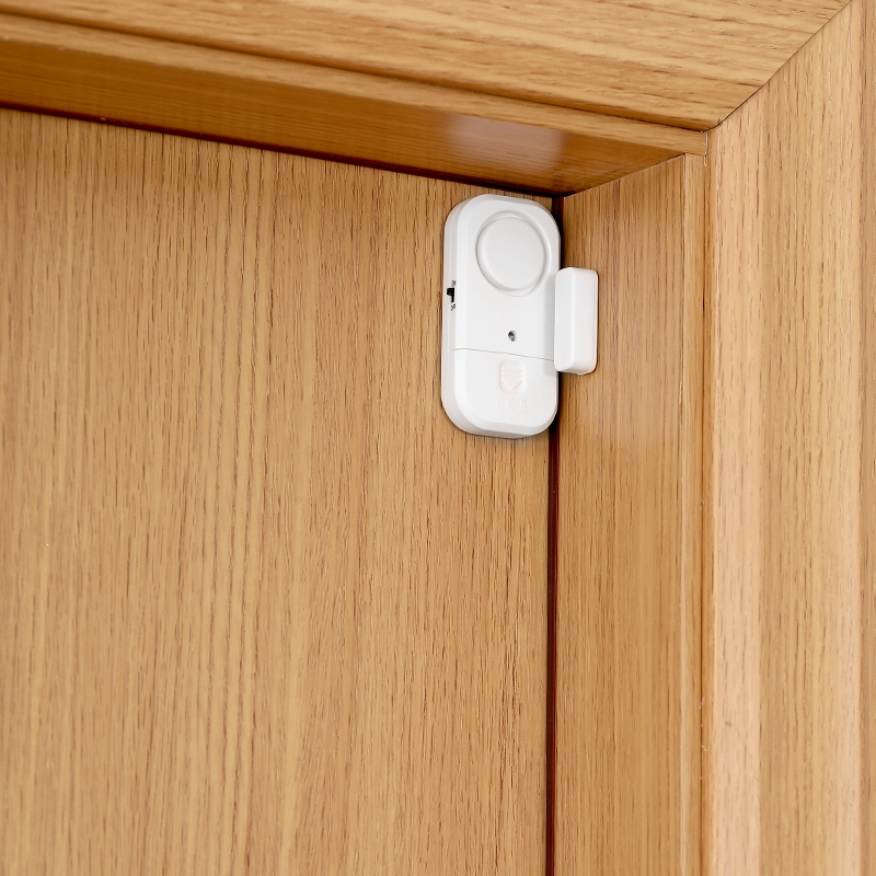 门磁报警器家用门窗门阻门挡警报器闪电客无线开门感应器